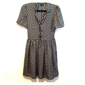 Topshop tile print dress as seen on Doctor Who